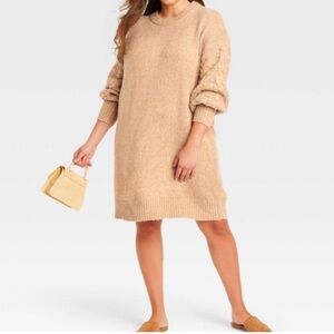 Cozy Cable Knit Sweater Dress Size 4X